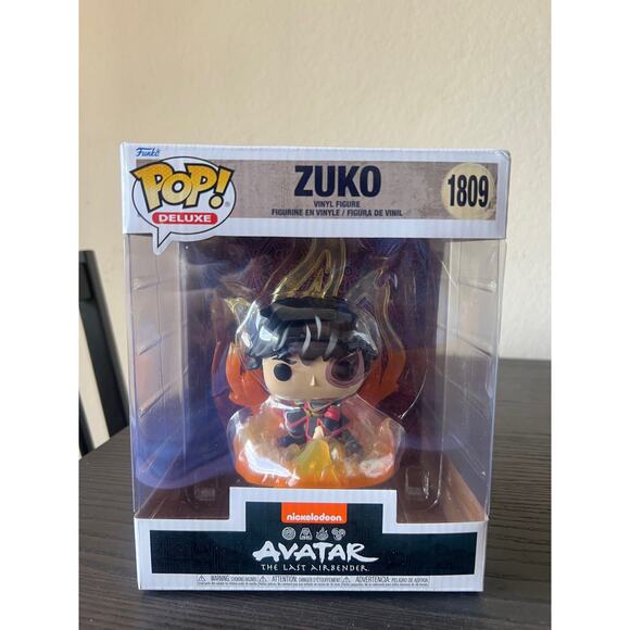 DELUXE Zuko Funko Pop #1809 Avatar Last Airbender ATLA Anime Fire Nation Nick - Picture 1 of 6